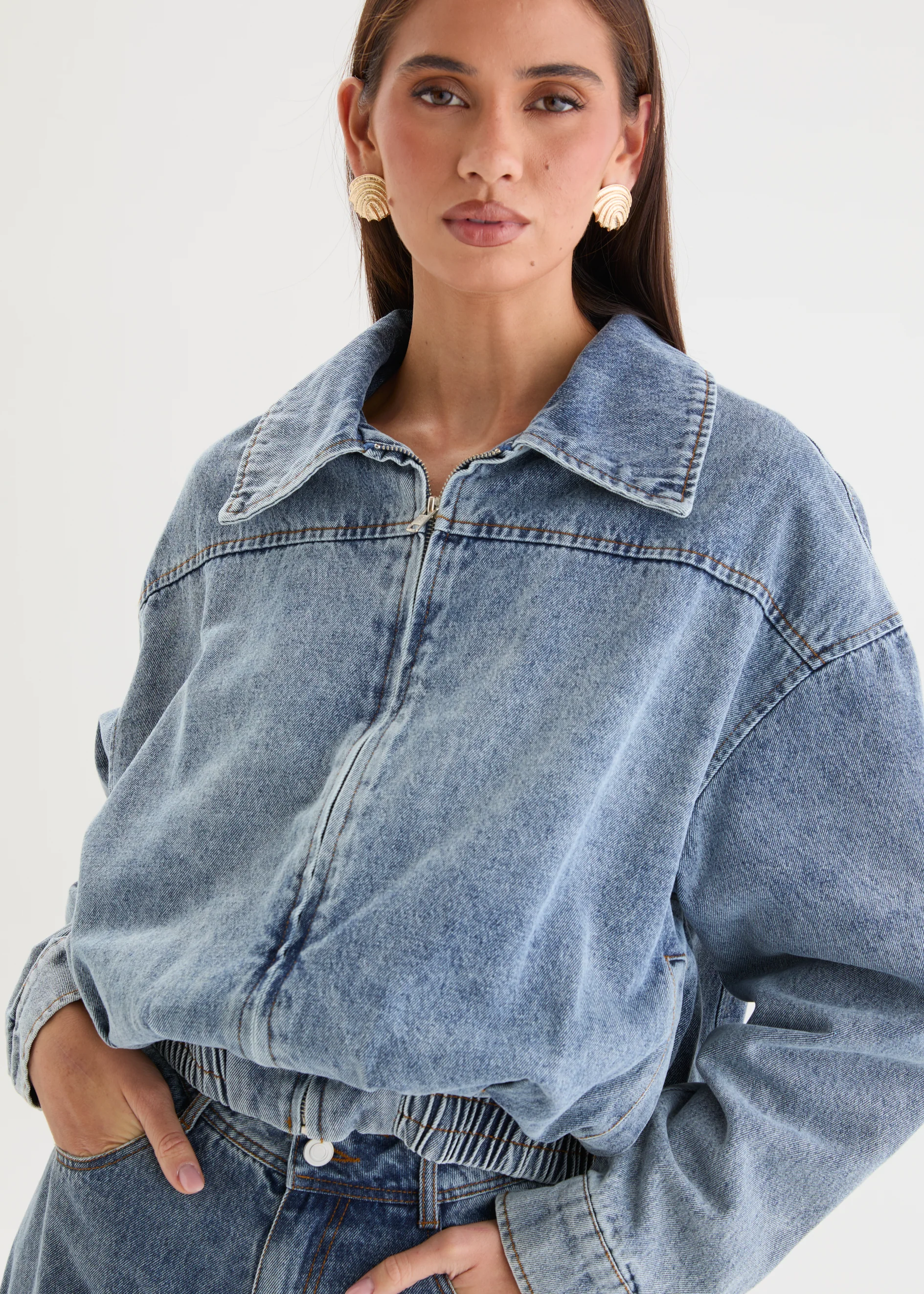 Astoria Jacket - Blue Wash - Image 5