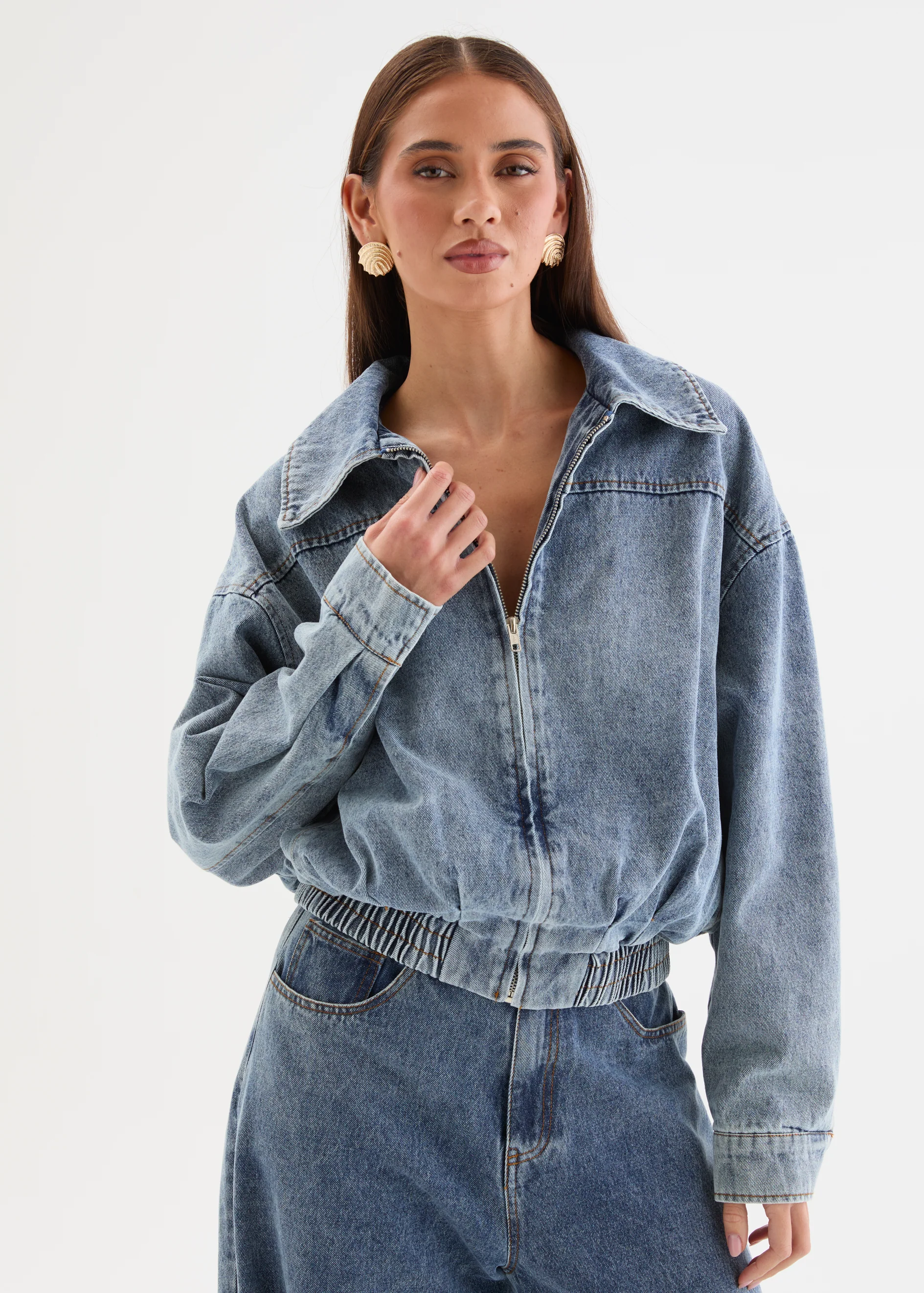 Astoria Jacket - Blue Wash - Image 7