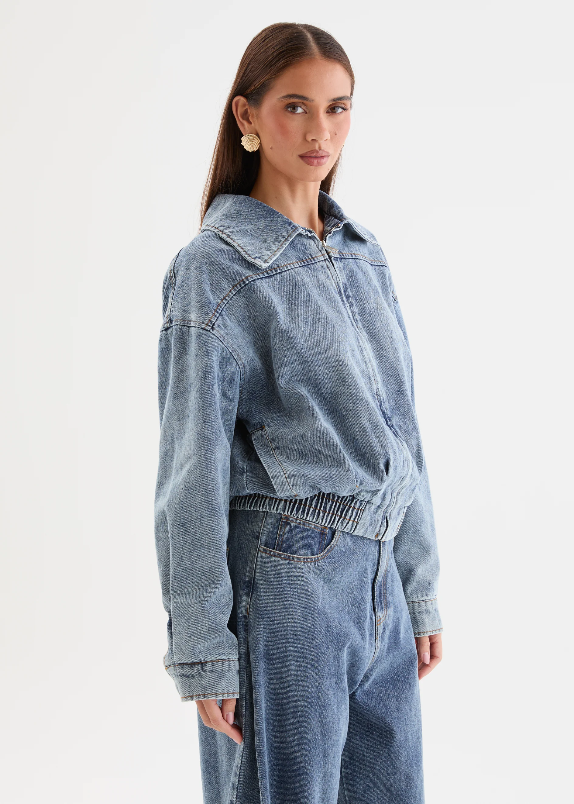 Astoria Jacket - Blue Wash - Image 8
