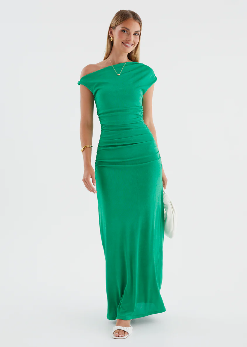 Atlantis Midi Dress - Green - Image 12