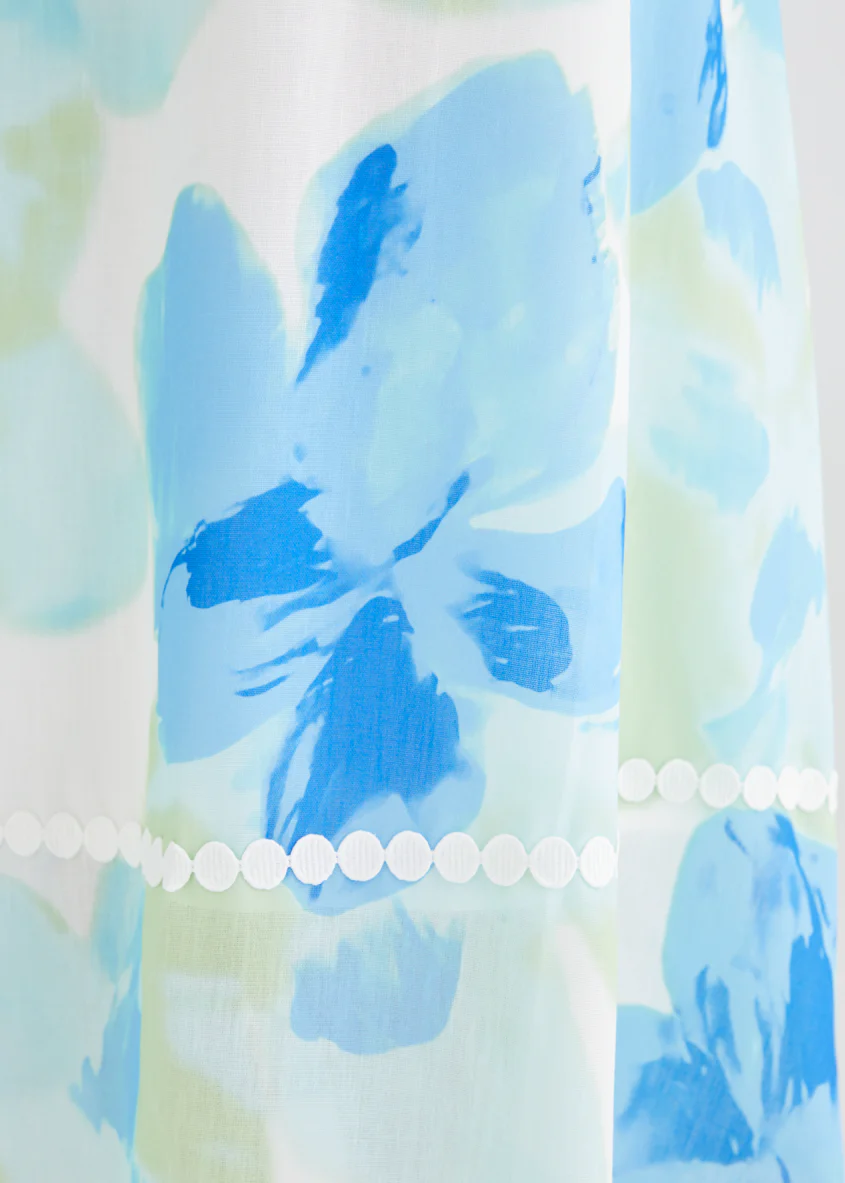 Atlas Maxi Dress - Blue Watercolour - Image 10
