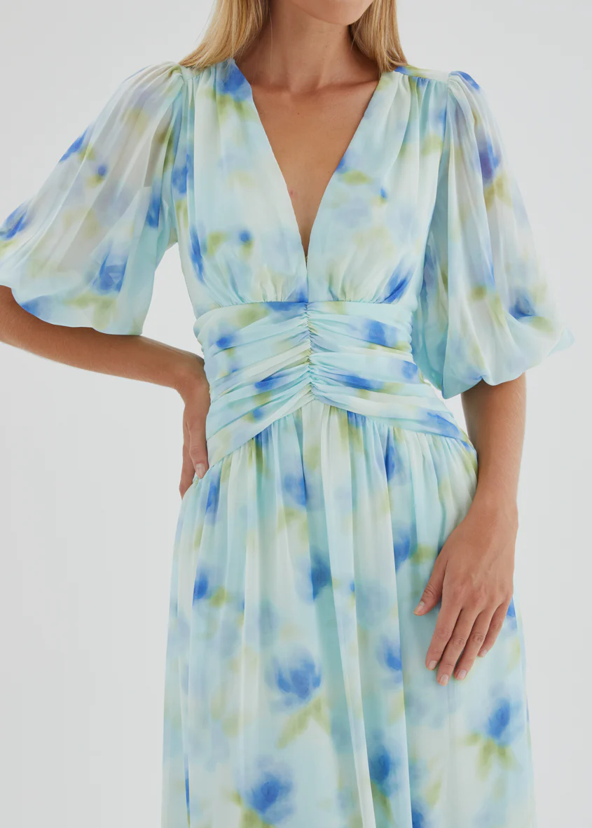 Aubree Maxi Dress - Ocean Flora - Image 13