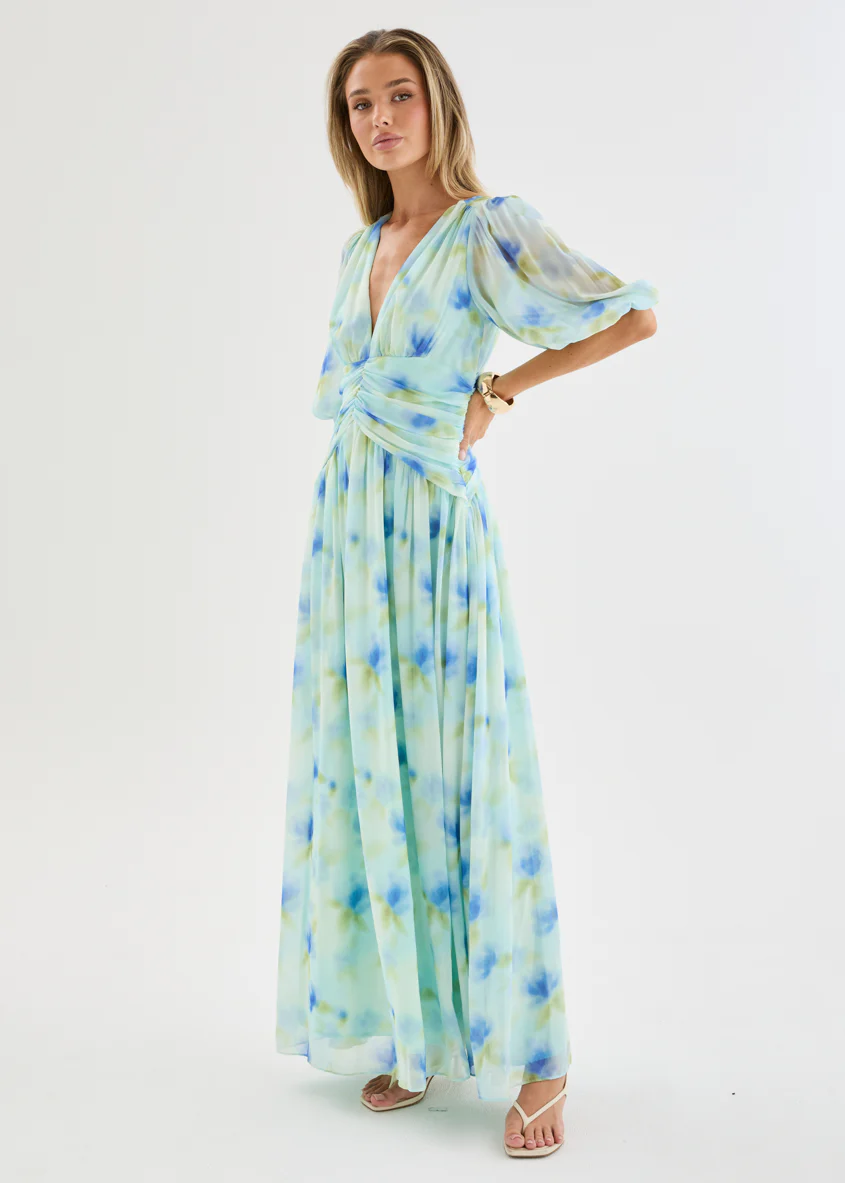 Aubree Maxi Dress - Ocean Flora - Image 6