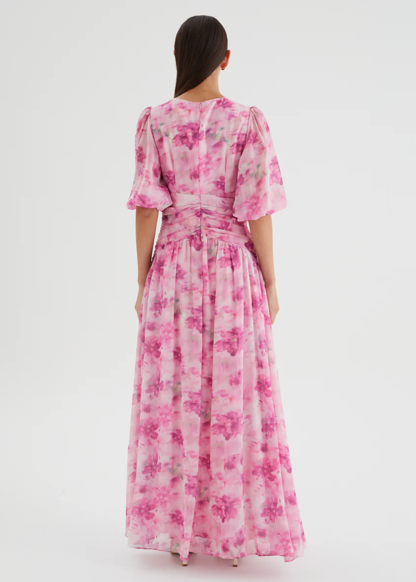 Aubree Maxi Dress - Watercolour Floral - Image 13