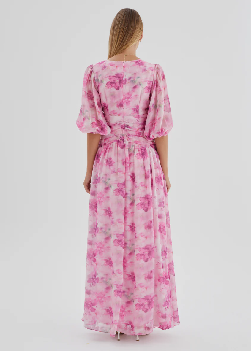Aubree Maxi Dress - Watercolour Floral - Image 19