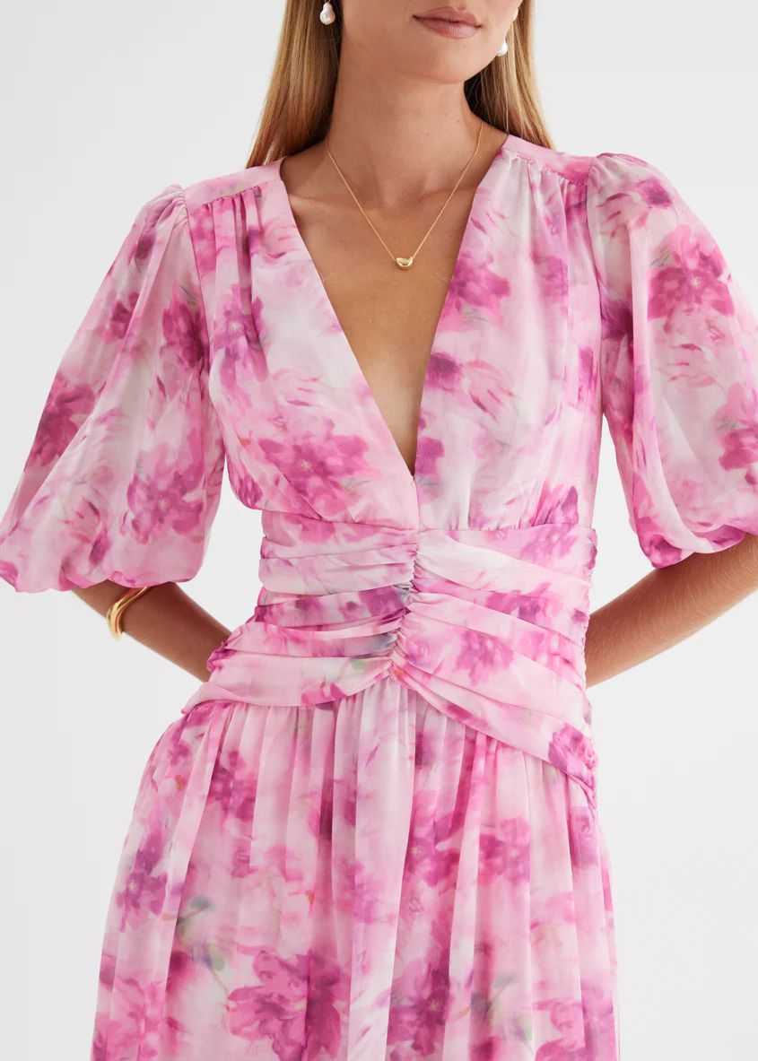 Aubree Maxi Dress - Watercolour Floral - Image 20