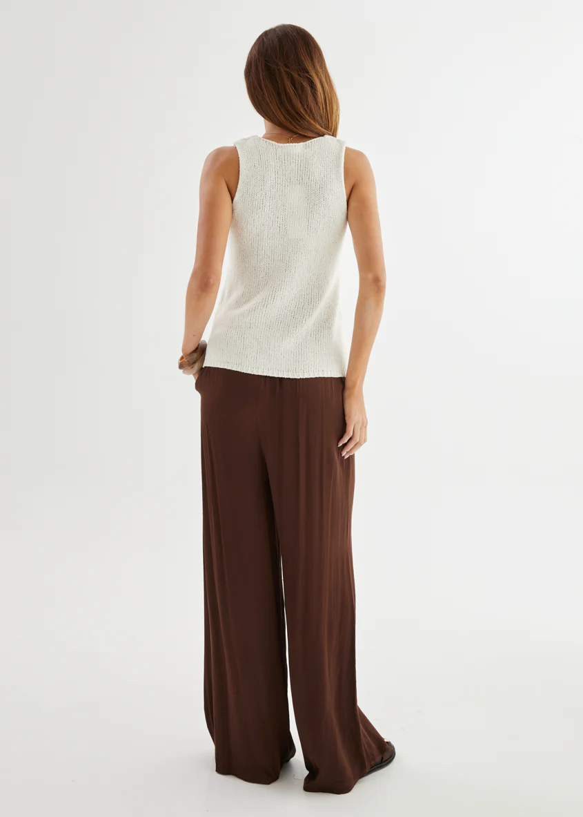 Avant Knit Top - Off White - Image 9