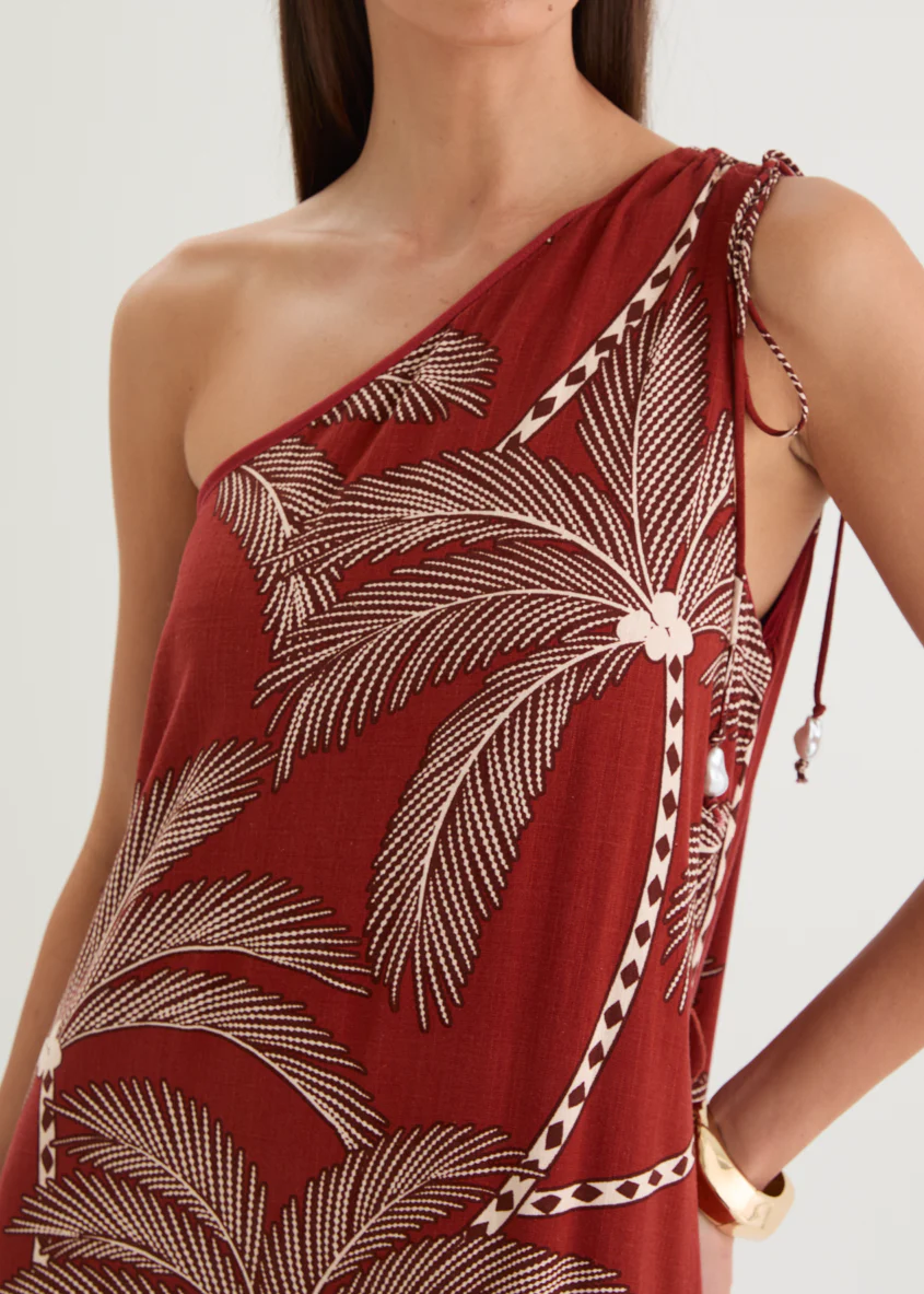 Biana One Shoulder Maxi Dress - Buena Vista - Image 8