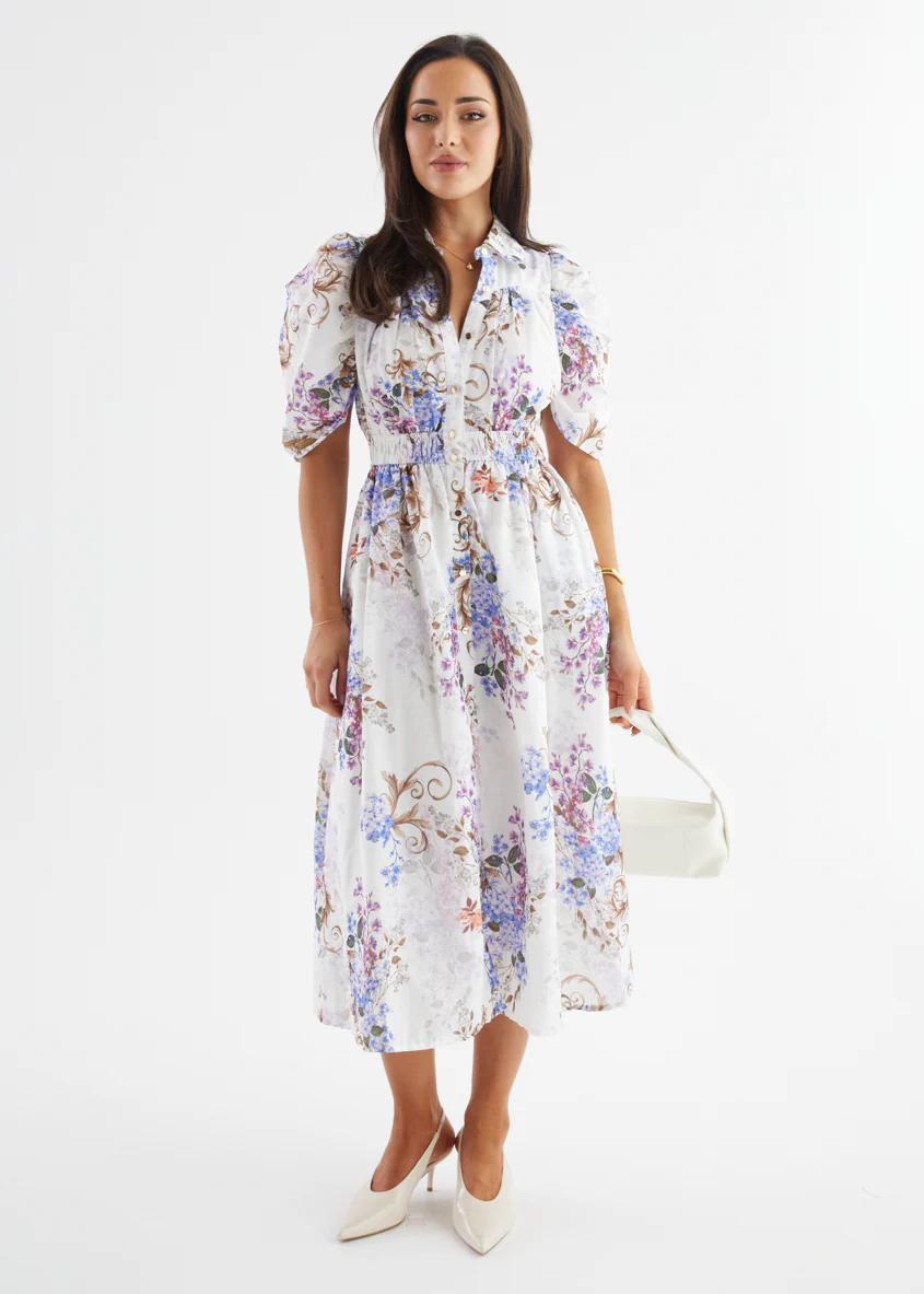 Bolt Maxi Dress - Lavender Blossom