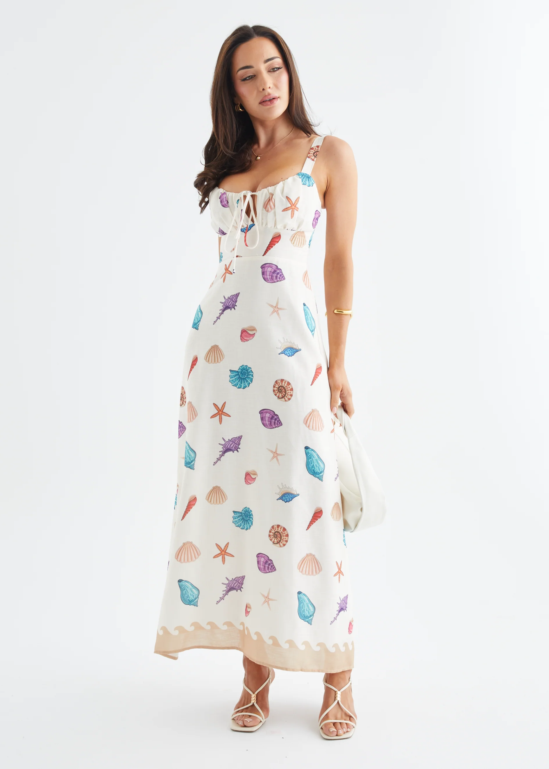 Bronte Maxi Dress - Seashell - Image 11