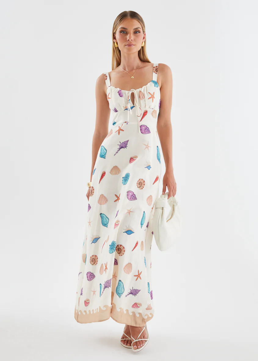 Bronte Maxi Dress - Seashell - Image 3