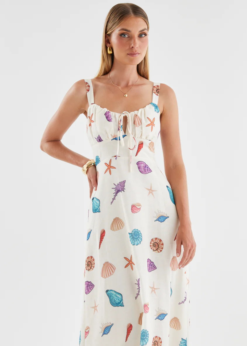 Bronte Maxi Dress - Seashell - Image 4