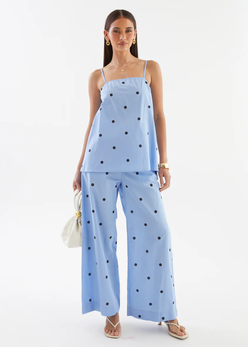 Bryant Cami - Blue Polka - Image 6