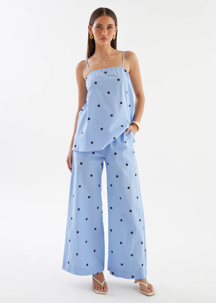 Bryant Cami - Blue Polka - Image 8