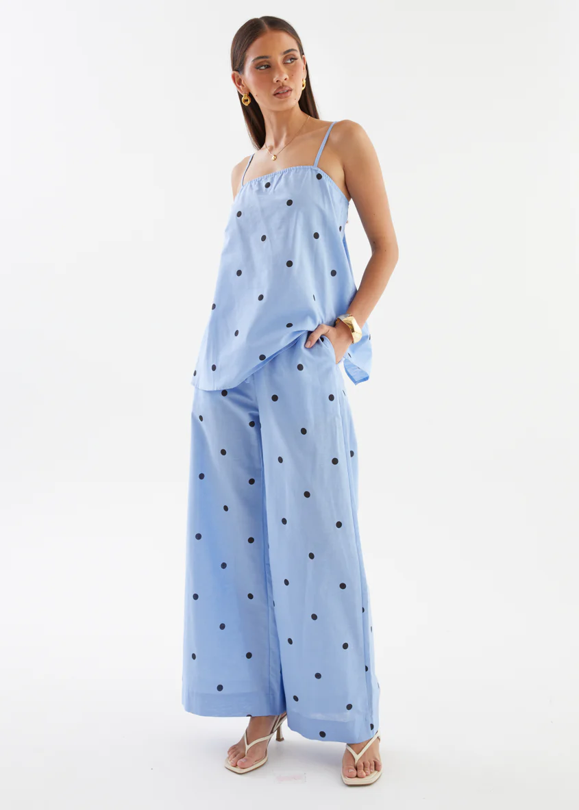 Bryant Pants - Blue Polka - Image 6