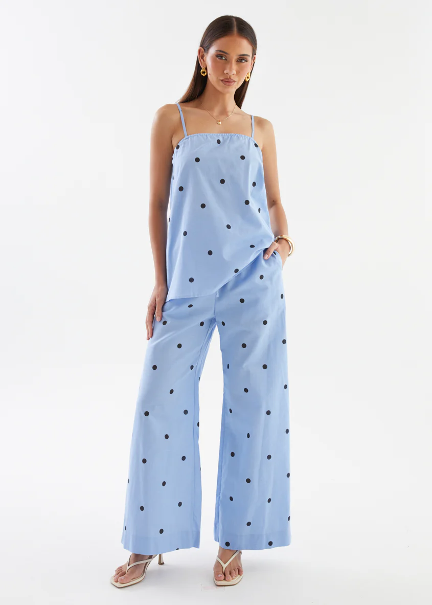 Bryant Pants - Blue Polka - Image 8