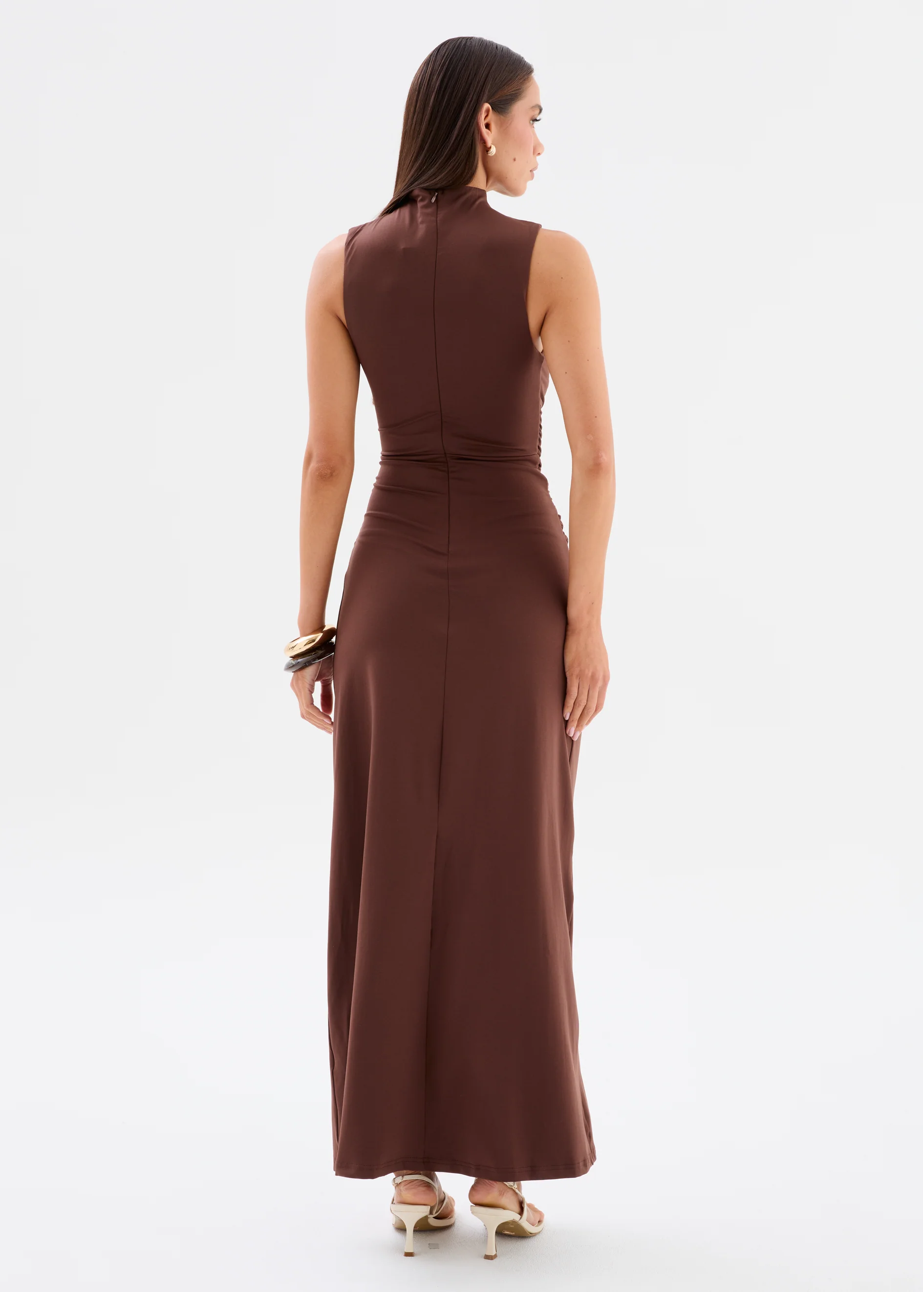 Brynlee Maxi Dress - Chocolate - Image 6