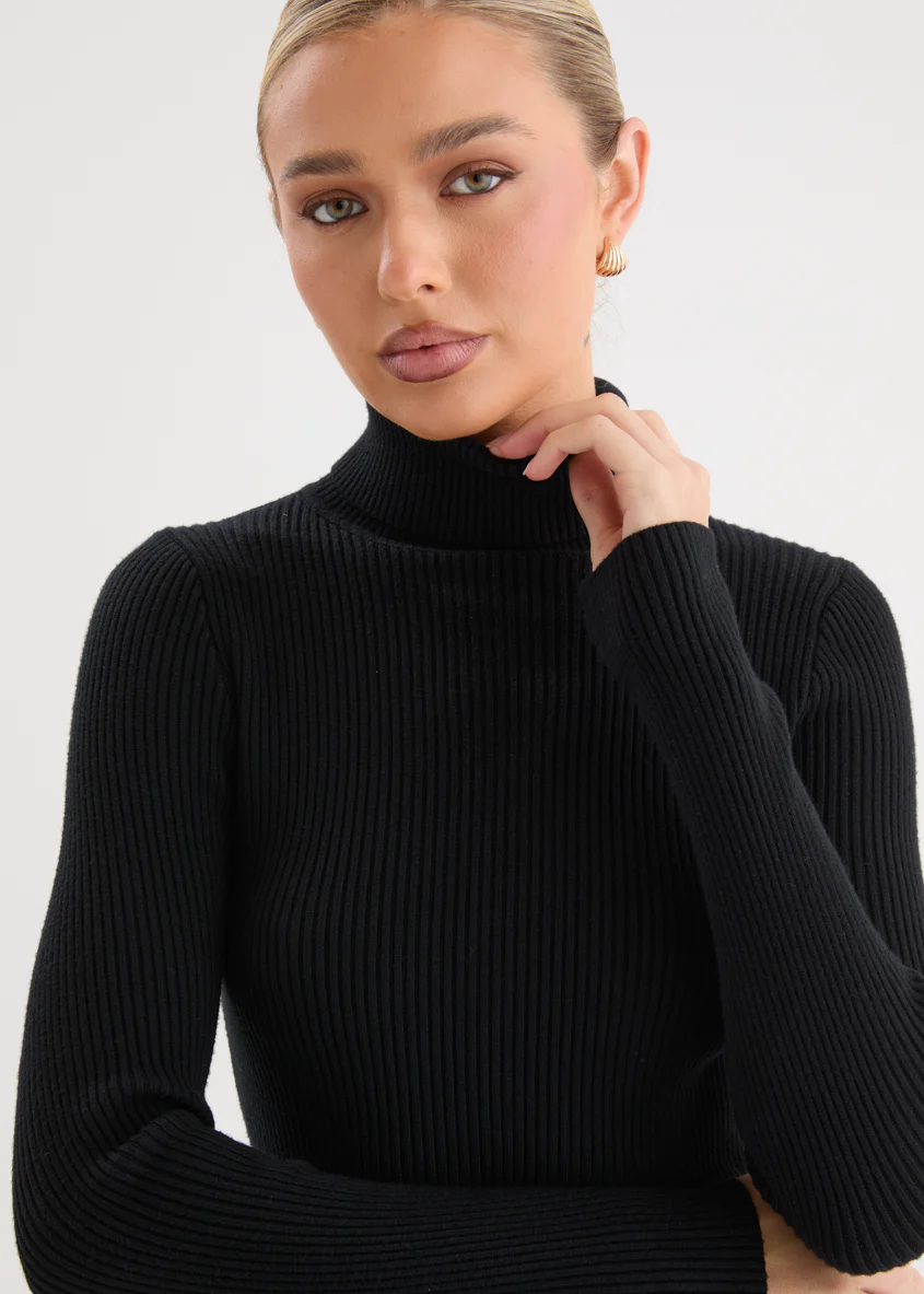 Burleigh Knit Top - Black - Image 7