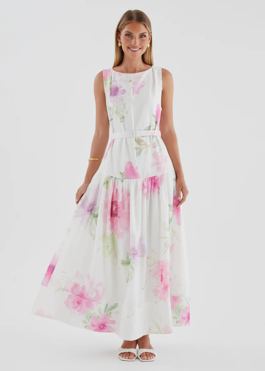 Calypso Maxi Dress - Pink Bouquet - Image 4