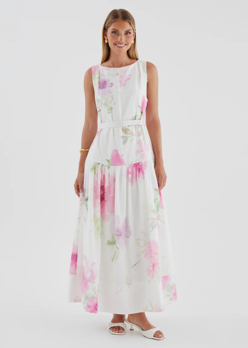 Calypso Maxi Dress - Pink Bouquet - Image 5