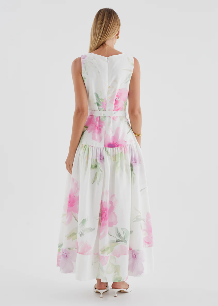 Calypso Maxi Dress - Pink Bouquet - Image 7