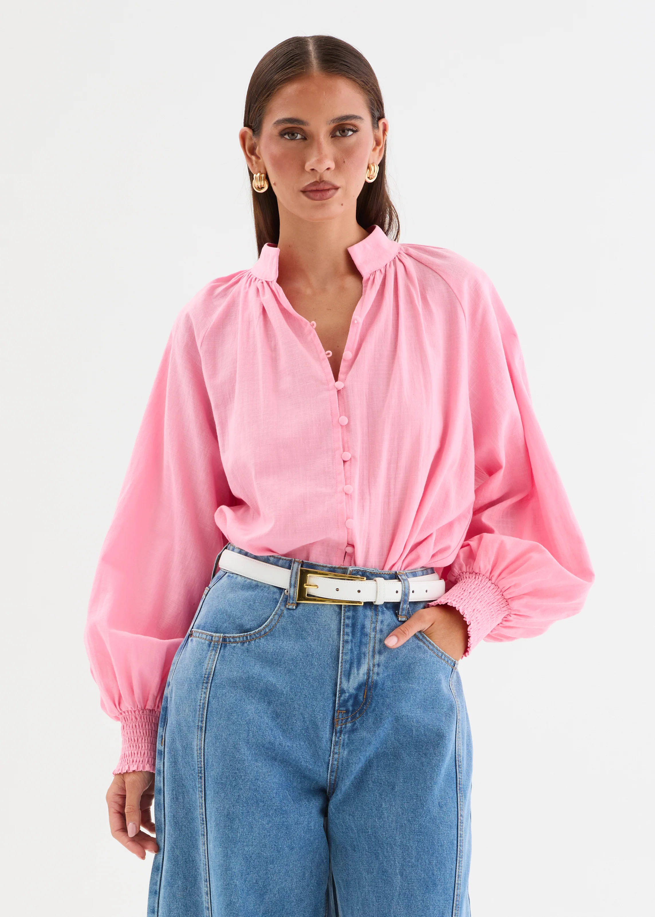 Candace Blouse - Pink - Image 3