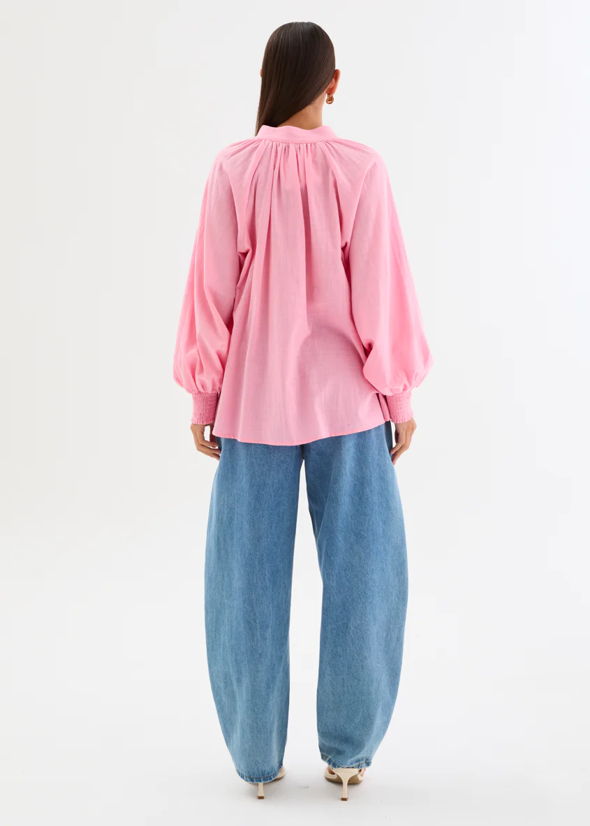 Candace Blouse - Pink - Image 7