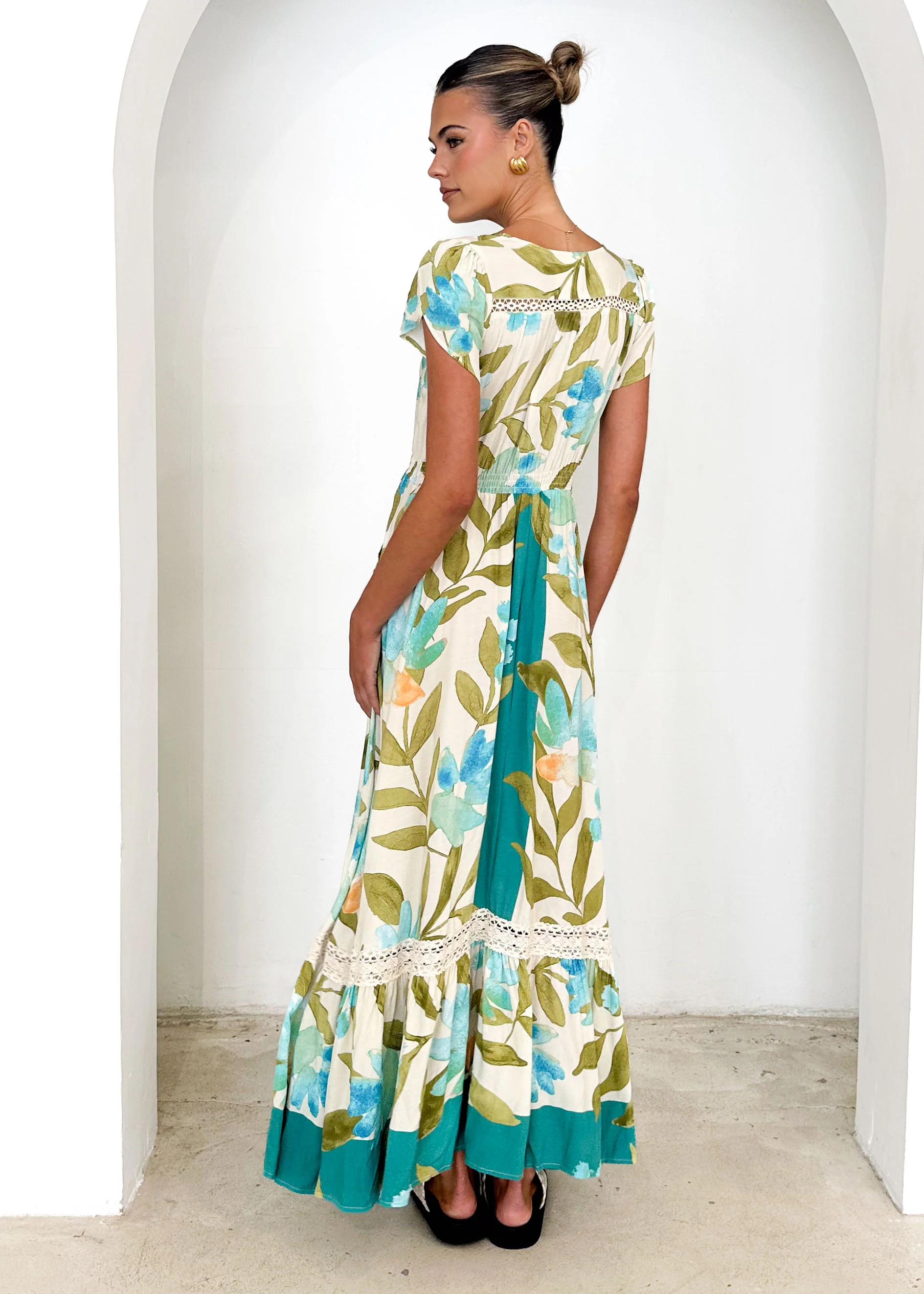 Carmen Maxi Dress - Himalayan Poppy - Image 7