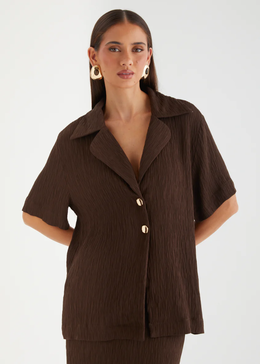 Carmyn Shirt - Chocolate