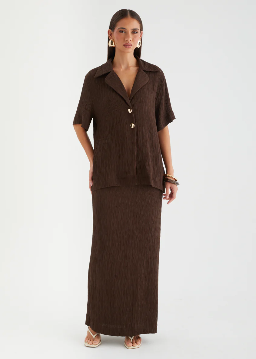 Carmyn Shirt - Chocolate - Image 2