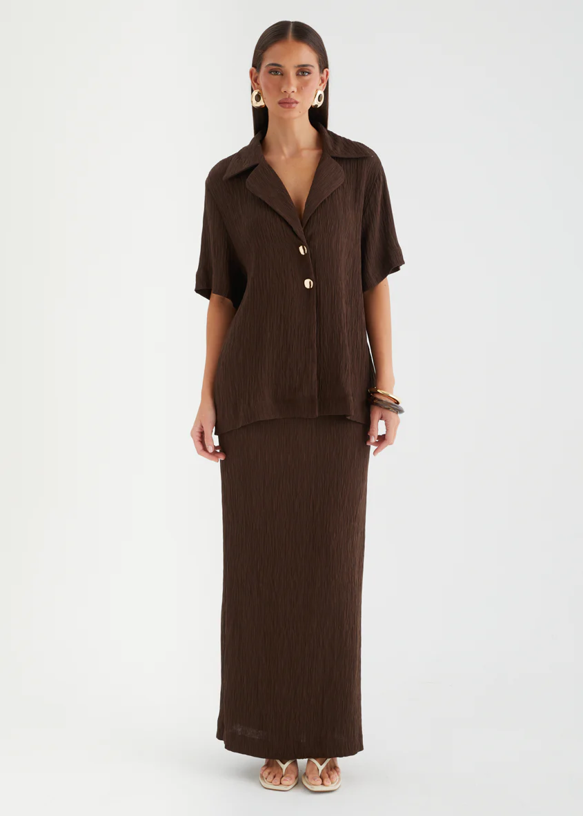 Carmyn Shirt - Chocolate - Image 6
