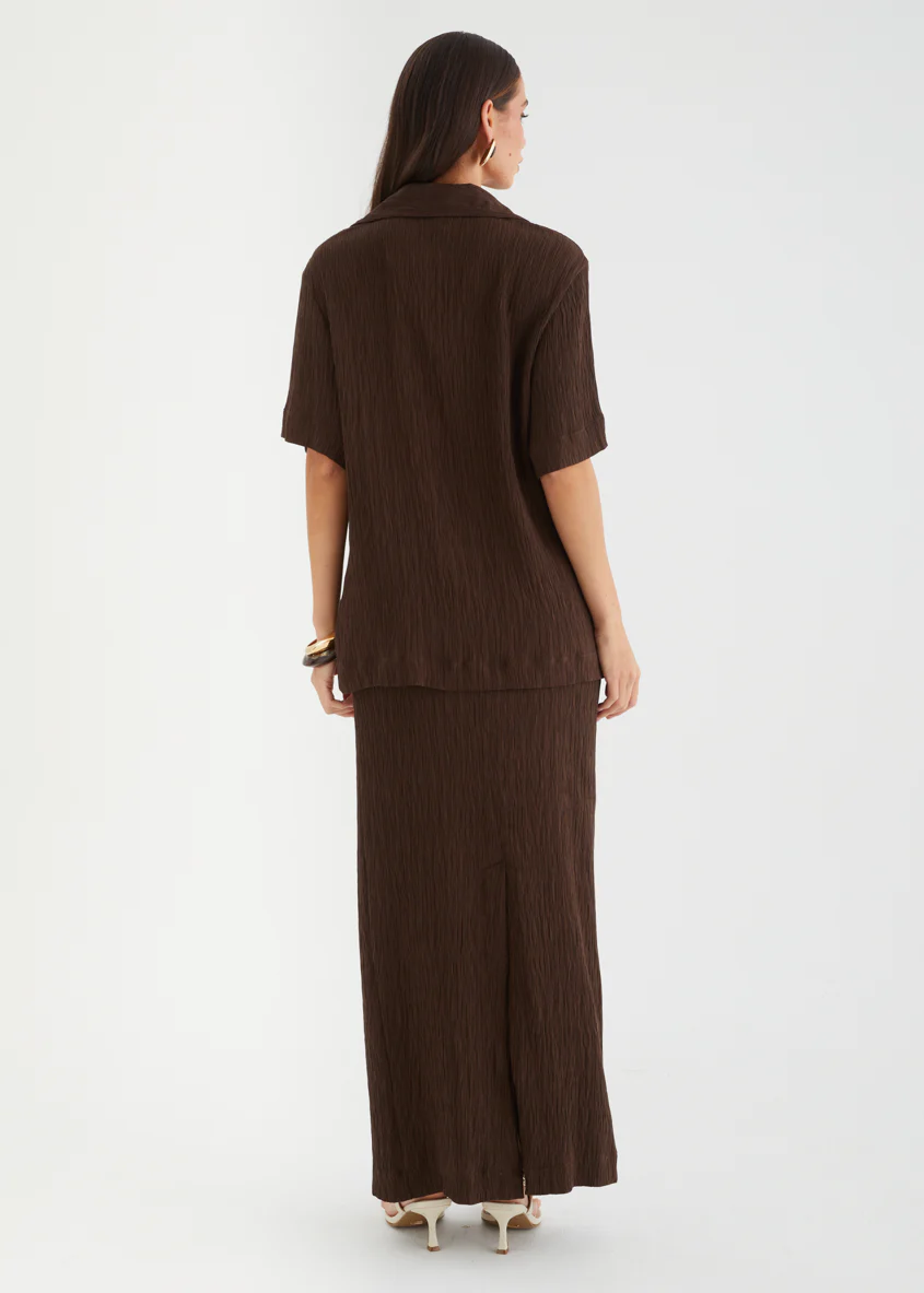 Carmyn Shirt - Chocolate - Image 8