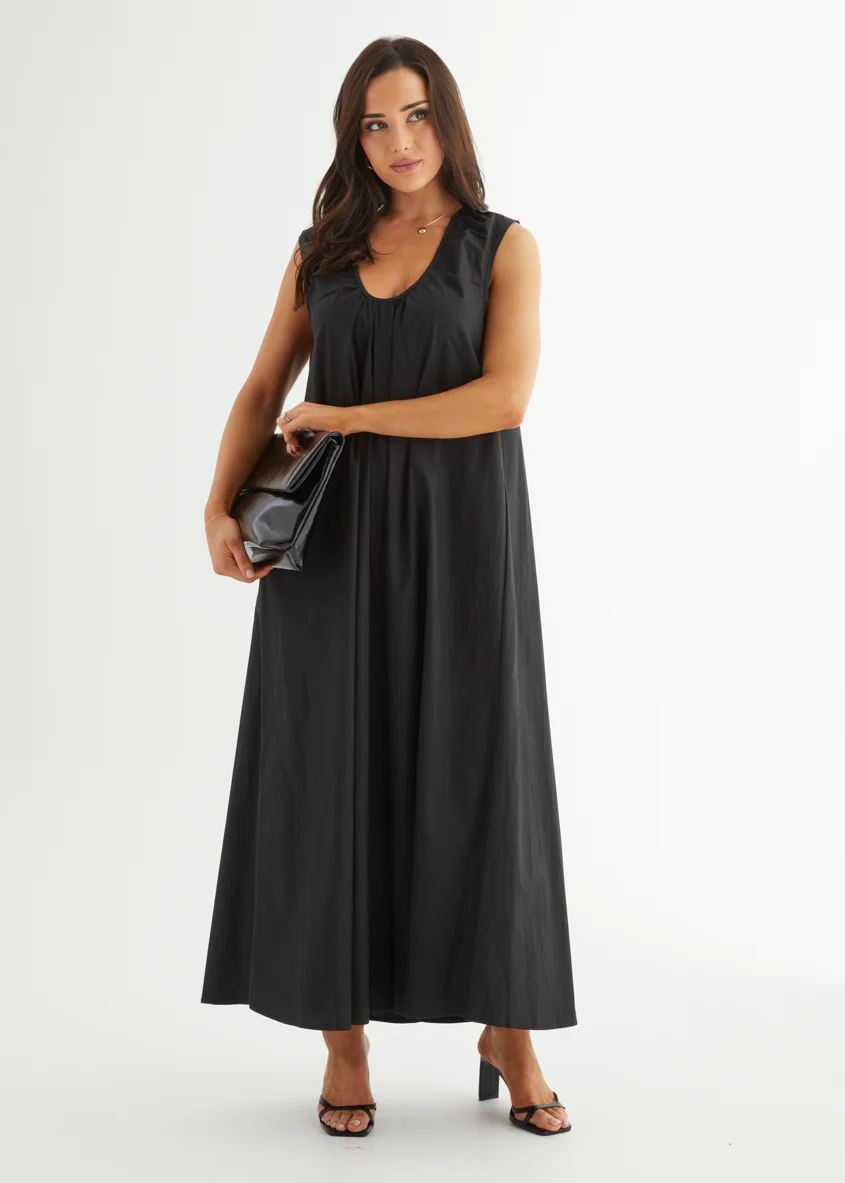Casandra Maxi Dress - Black - Image 2