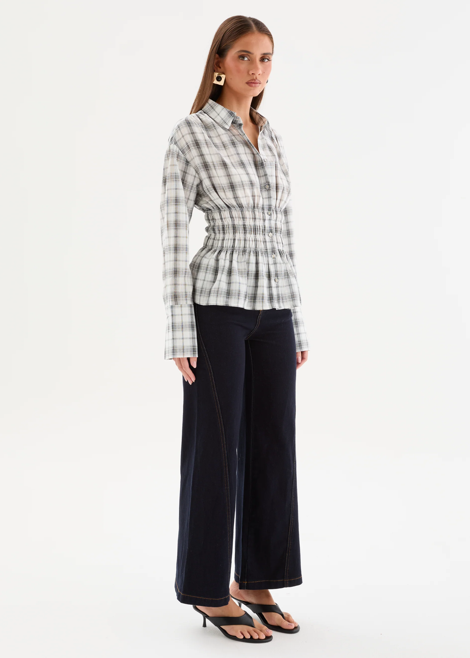 Chantella Shirt - Mono Check - Image 2