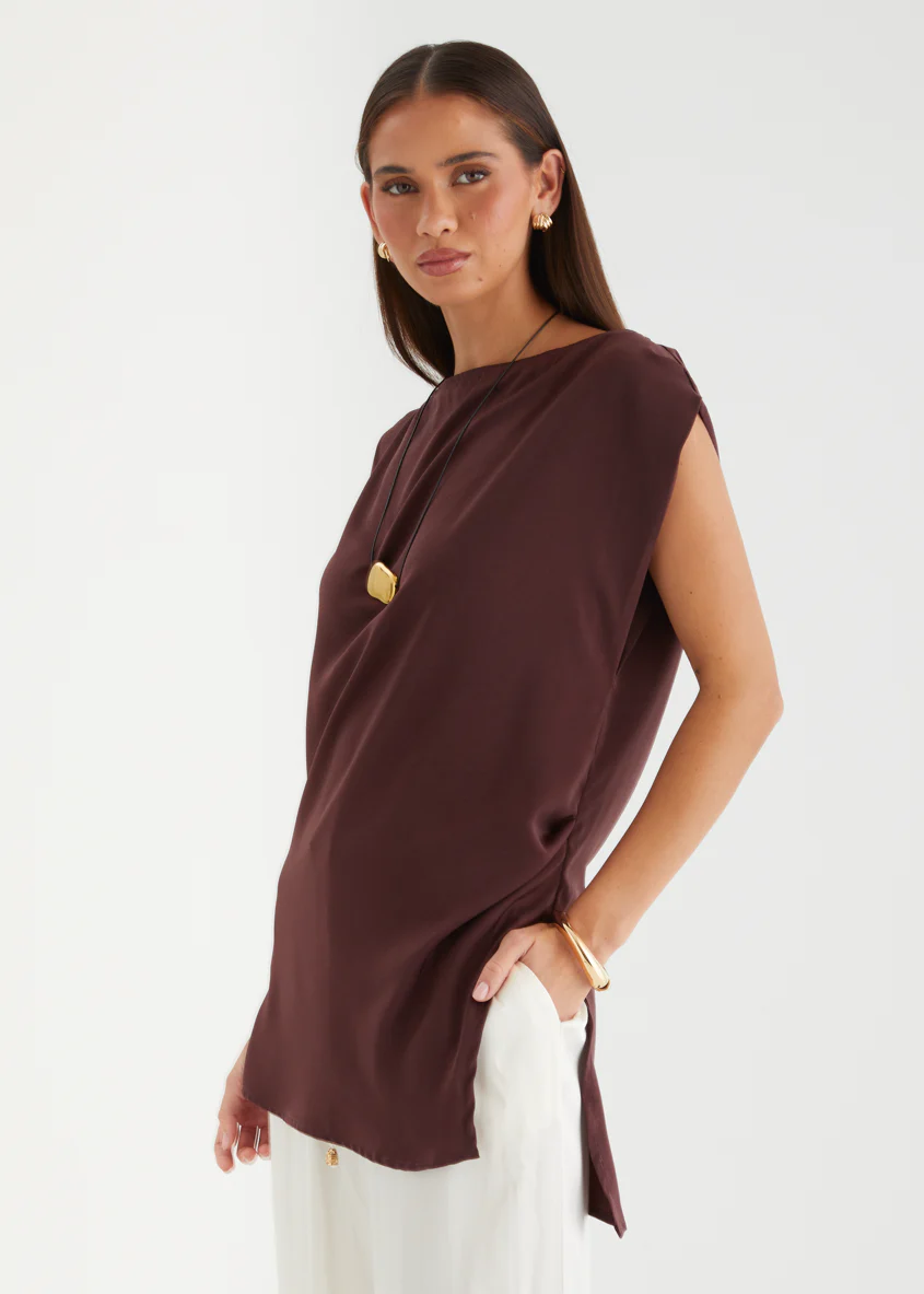 Charlette Top - Chocolate - Image 4