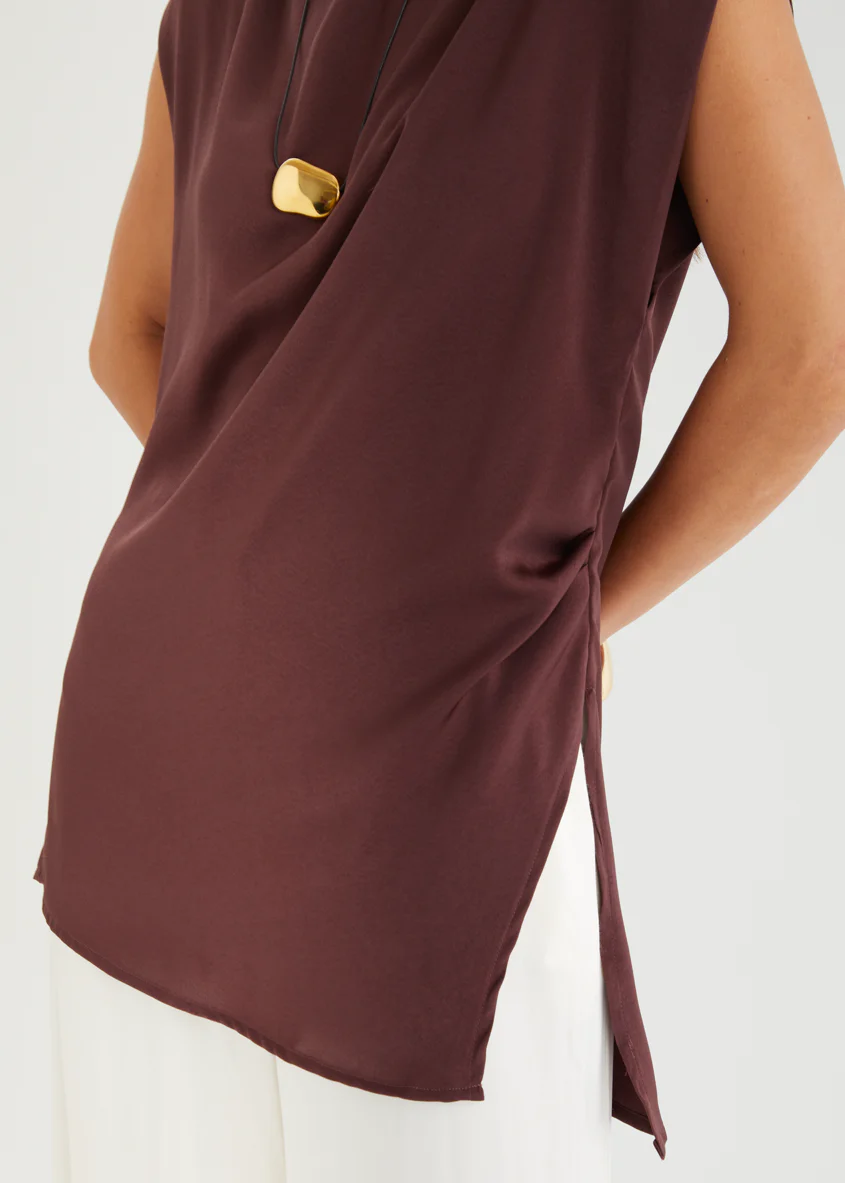 Charlette Top - Chocolate - Image 9
