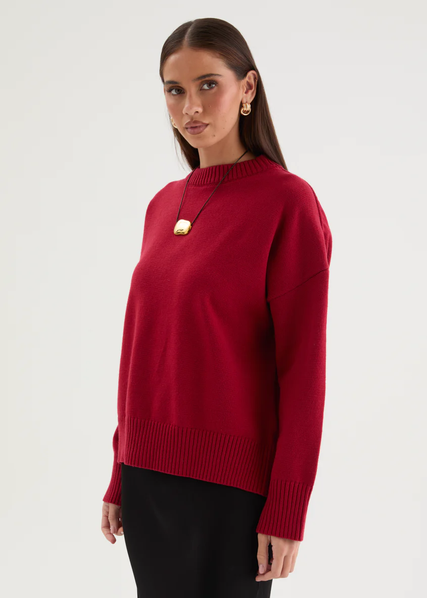 Cher Sweater - Red - Image 5