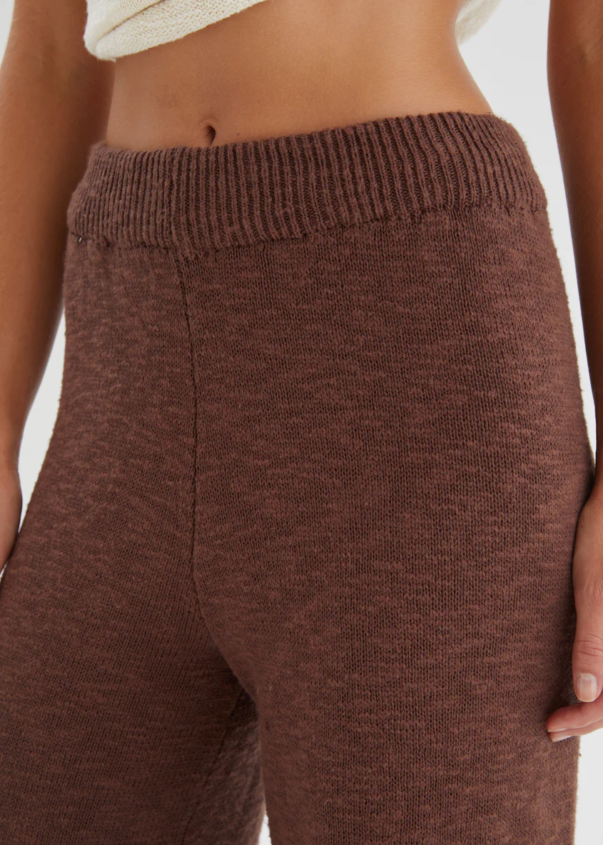 Chester Knit Pants - Chocolate - Image 9