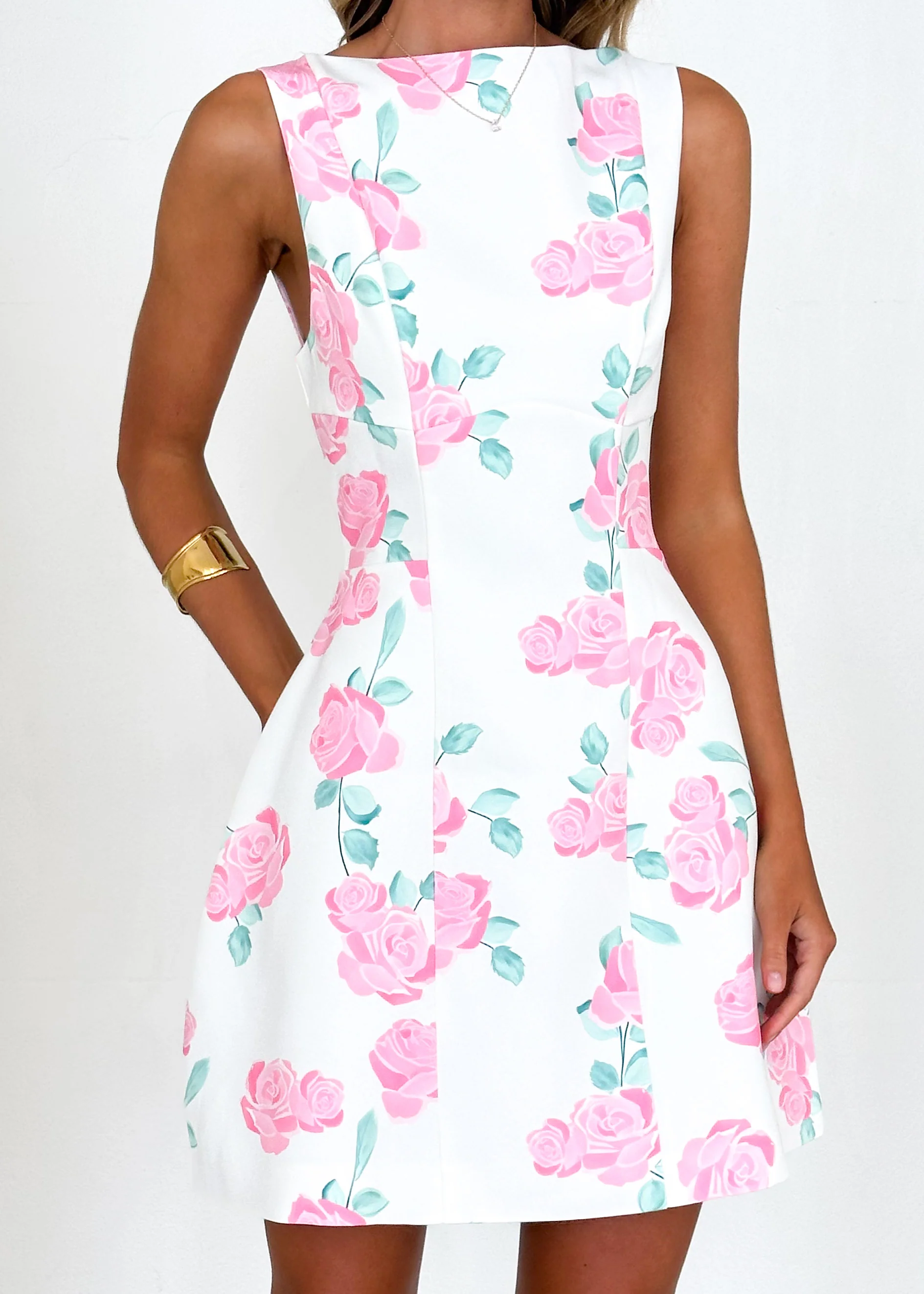 Clarissa Dress - Pink Floral - Image 6