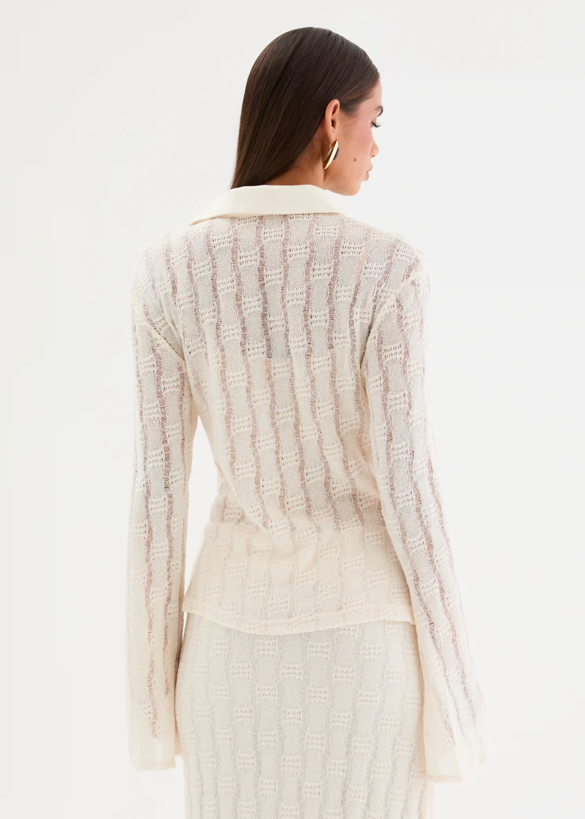 Claudella Knit Set - Cream - Image 10