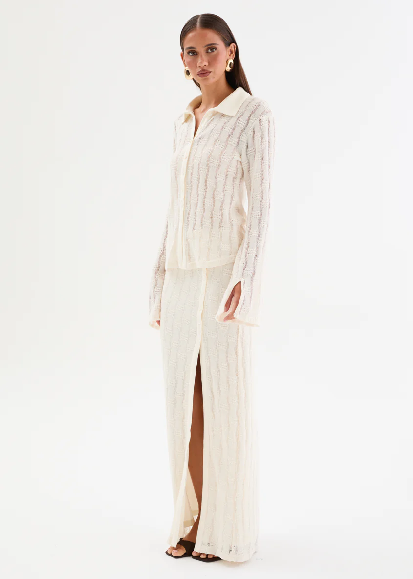 Claudella Knit Set - Cream - Image 7