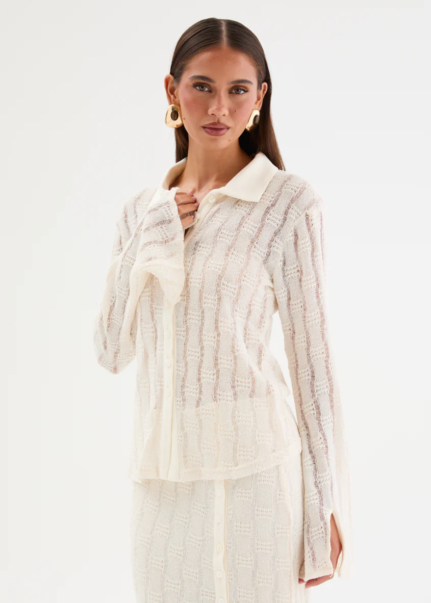 Claudella Knit Set - Cream - Image 8