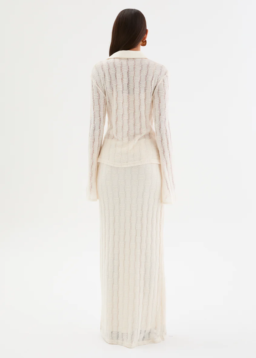 Claudella Knit Set - Cream - Image 9