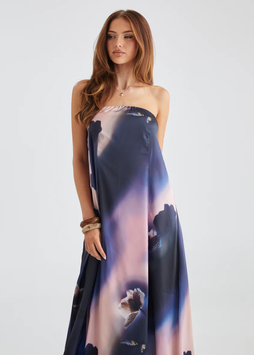 Claudia Strapless Maxi Dress - Orchid - Image 2