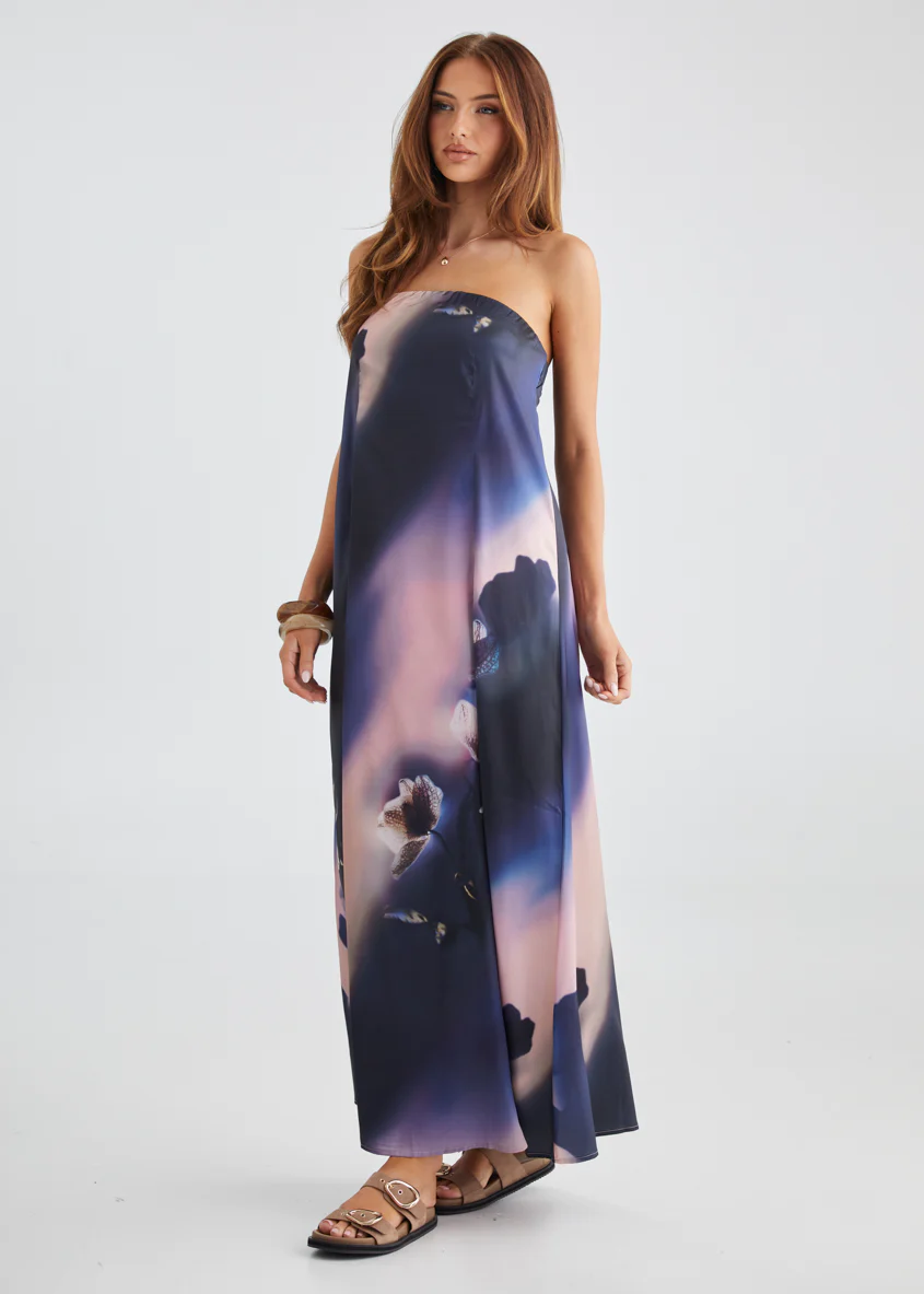 Claudia Strapless Maxi Dress - Orchid - Image 4