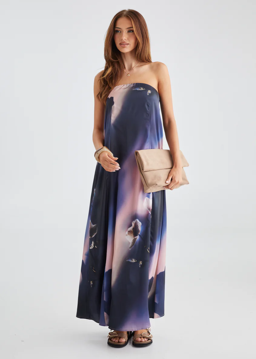 Claudia Strapless Maxi Dress - Orchid - Image 6