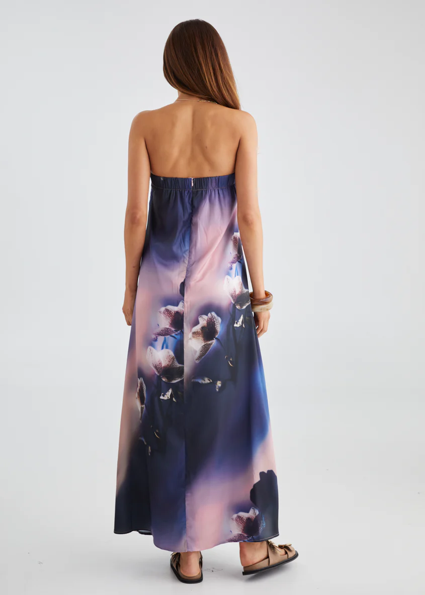 Claudia Strapless Maxi Dress - Orchid - Image 9