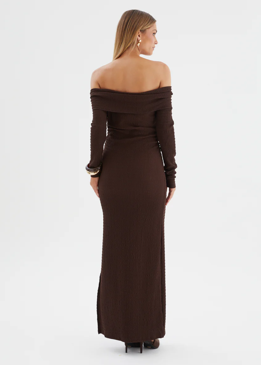 Cleobella Drop Shoulder Maxi Dress - Espresso - Image 7