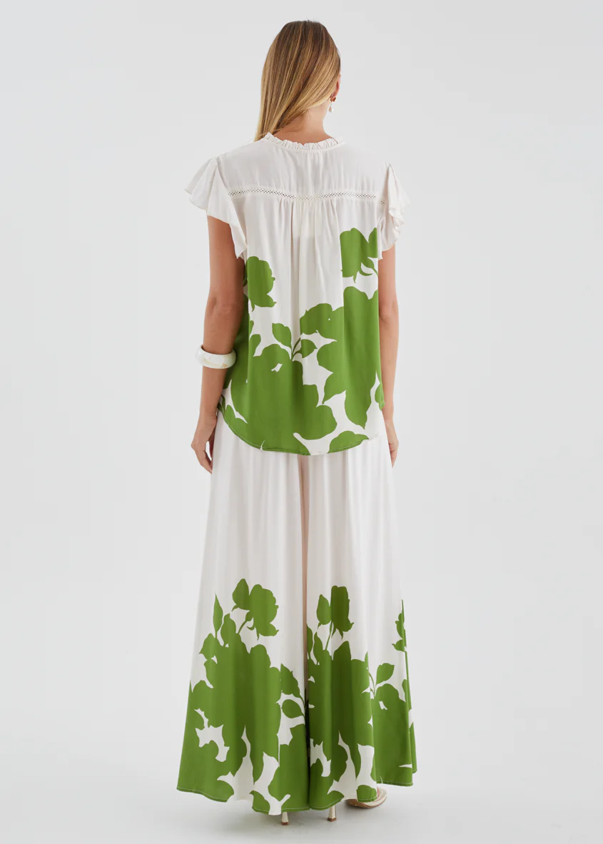 Colbie Blouse - Matcha Leaf - Image 8