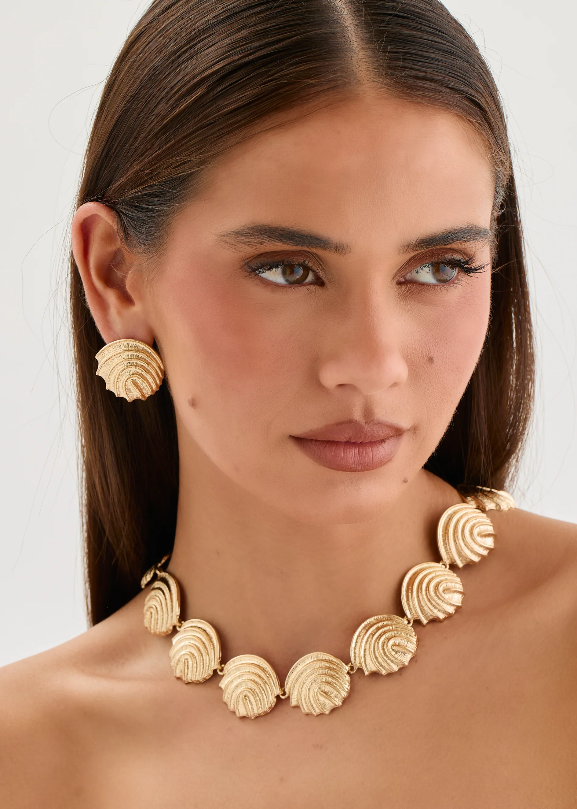 Cypria Earrings - Gold - Image 2